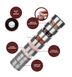 Moedor de Pimenta Temperos Sal e Graos 5 em 1 Manual Ceramica Biscuitt Spices Inox 3